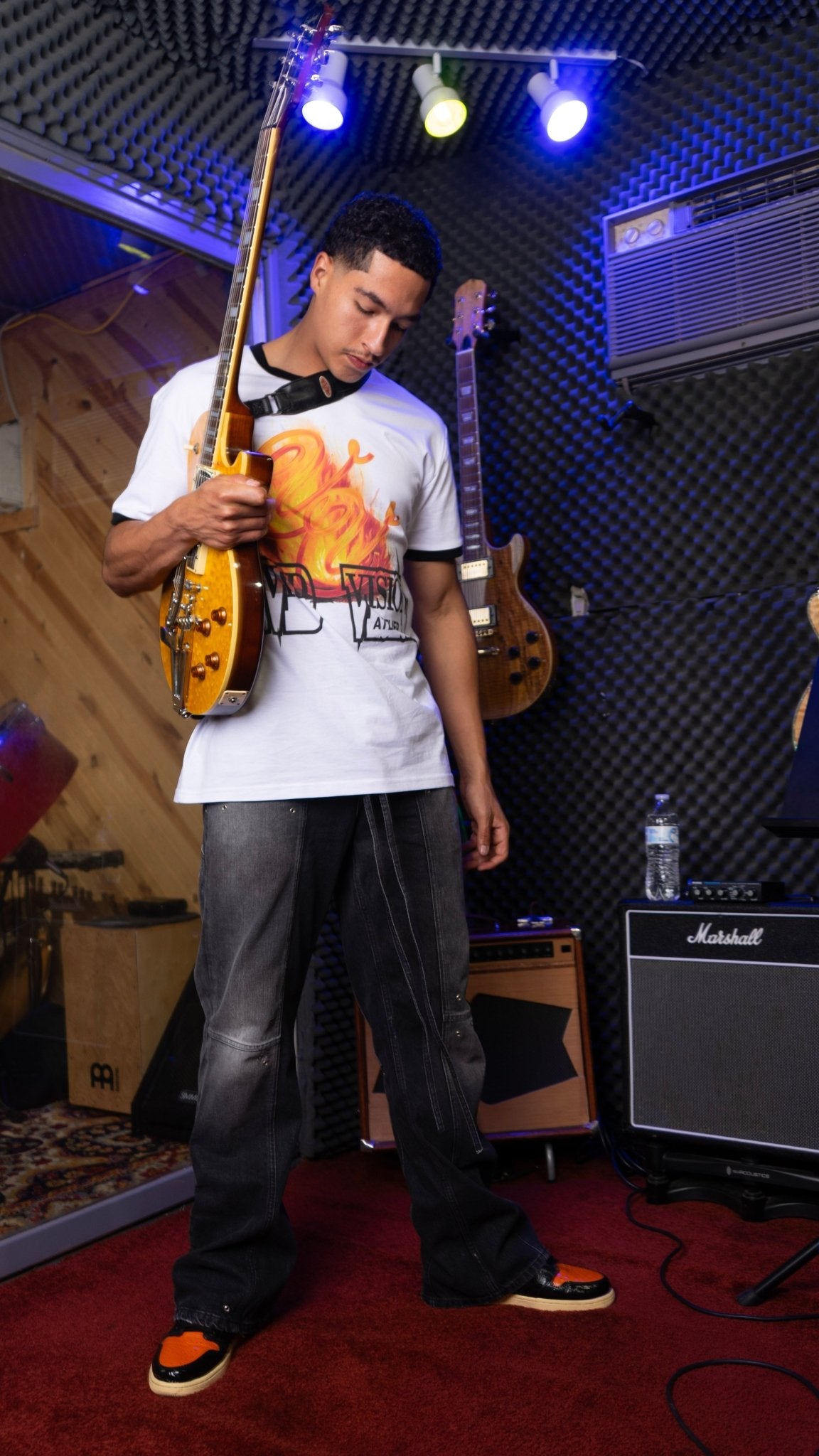 Eternal Flame Ringer T-Shirt - Vivid Vision