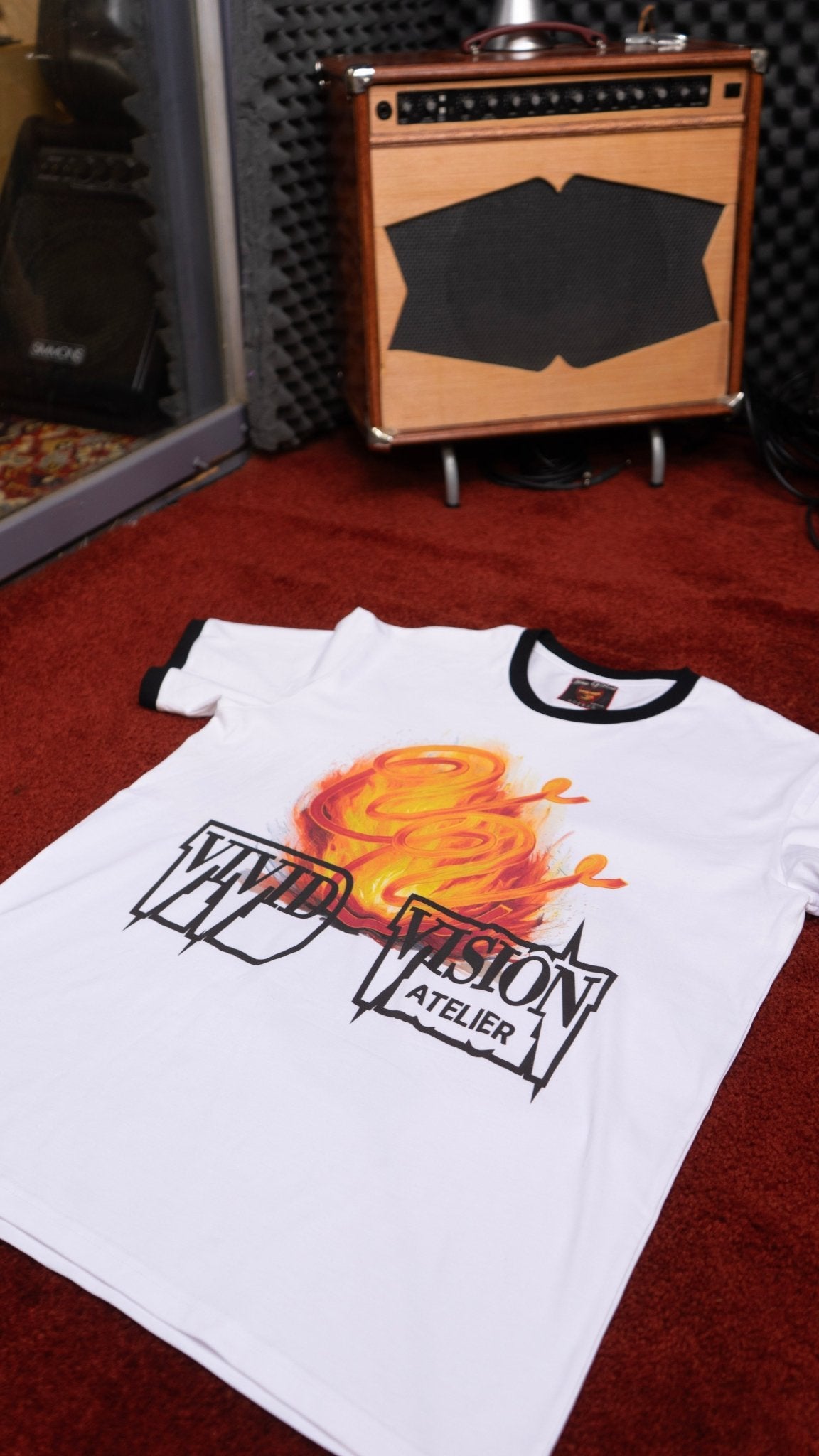 Eternal Flame Ringer T-Shirt - Vivid Vision