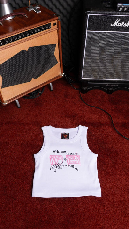 Ladies Rocker Tank Top/Baby Tee - Vivid Vision